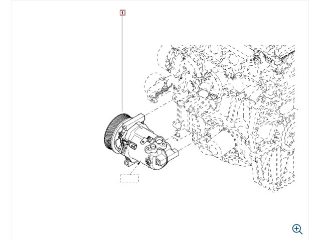 Компрессор кондиционера 8201025121 , 926000105R , 926009154R Dacia Renault Компрессор кондиционера 8201025121 , 926000105R , 926009154R Dacia Renault